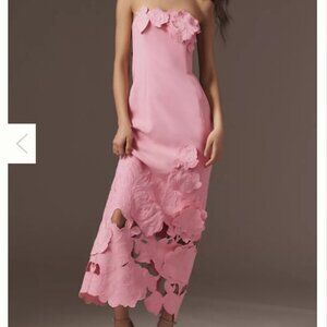 LEO LIN Rayna Appliqué Bustier Maxi Dress - NEVER WORN, TAGS ON, Size 2